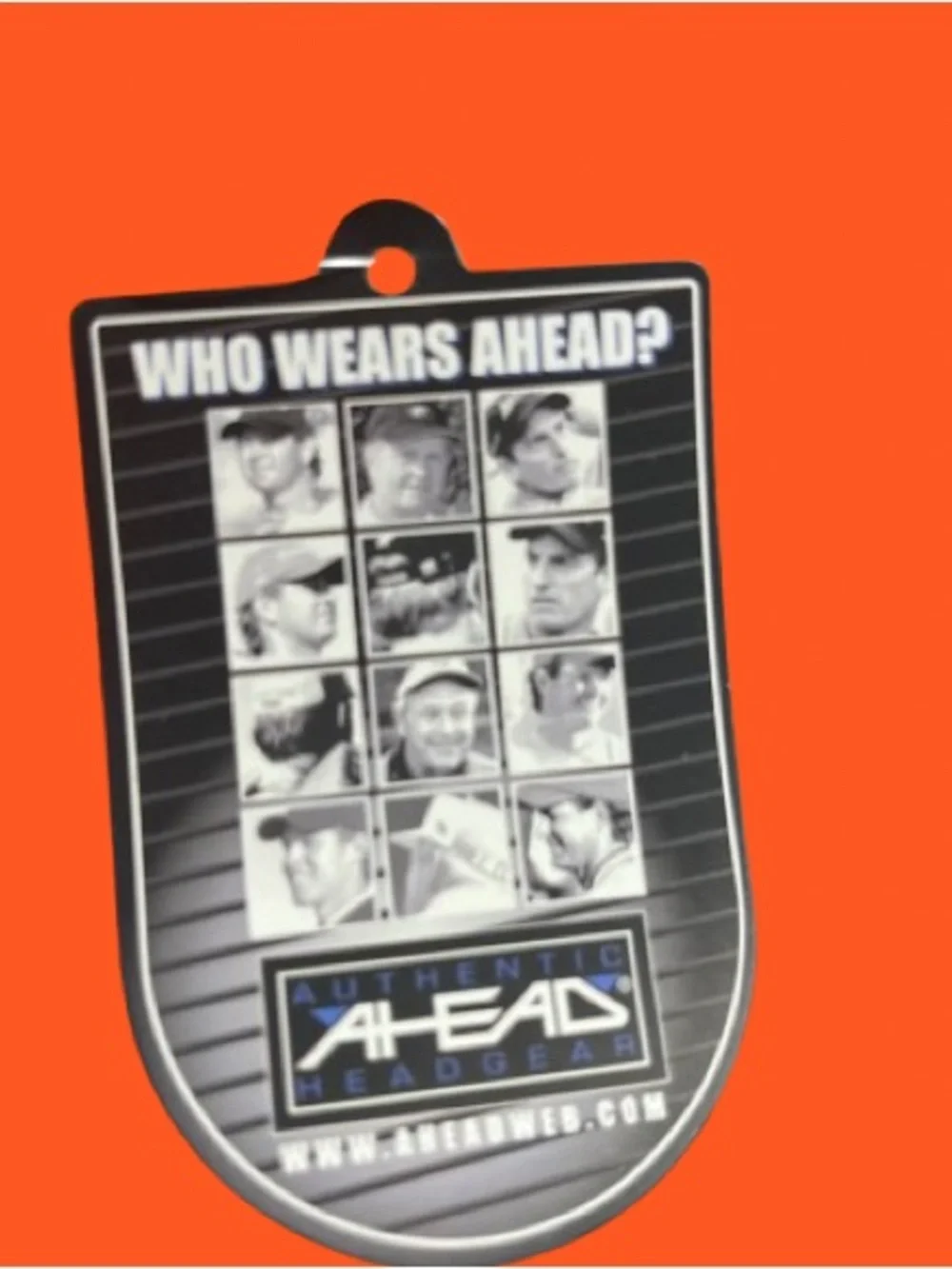 VTG Ahead Extreme Fit Blank Baseball Cap Hat Orange AX Deadstock NWT Unisex